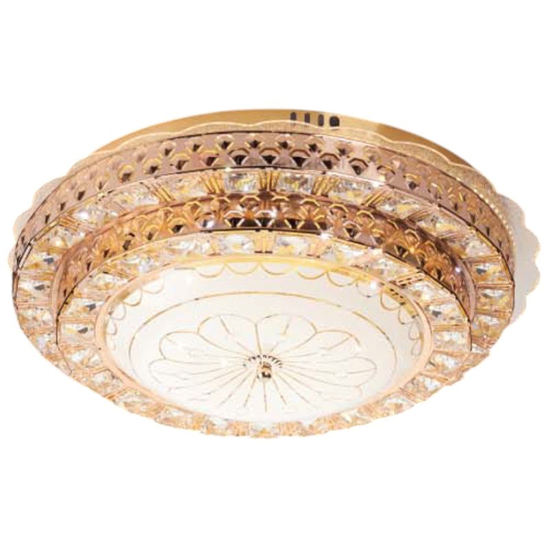 Đèn mâm ốp trần trang trí Verona Ø500*H150 - ánh sáng 3 màu