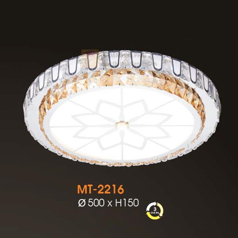 Đèn mâm ốp trần trang trí Verona Ø500*H150 - ánh sáng 3 màu