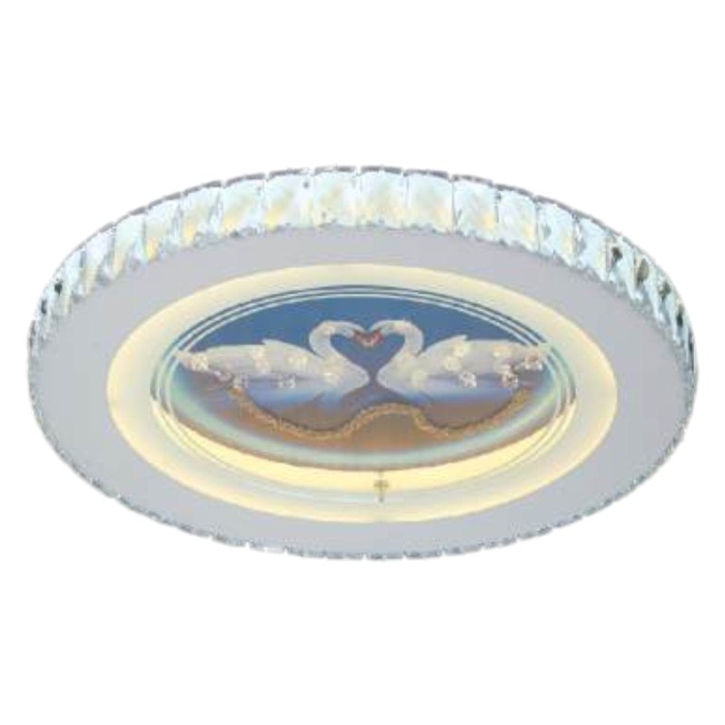 Đèn mâm ốp trần trang trí Verona Ø500*H150 - ánh sáng 3 màu