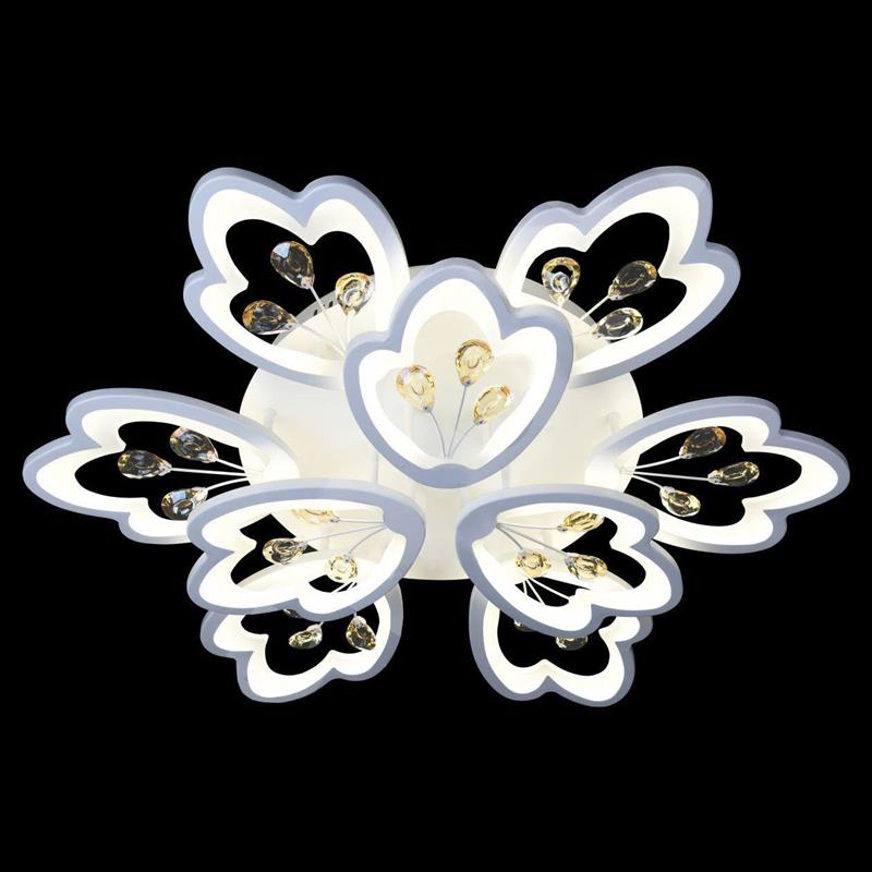Đèn mâm Verona ốp trần Led Ø800 x H100, LED SMD, ánh sáng 3 chế độ, có remote