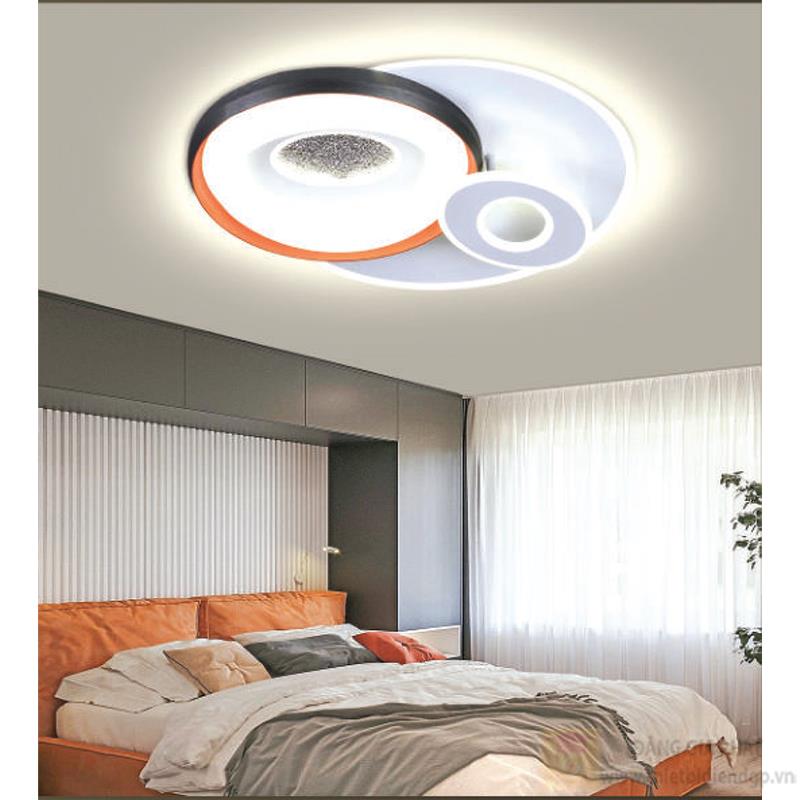 Đèn mâm led có remote Verona Ø500*H100 - 3 chế độ