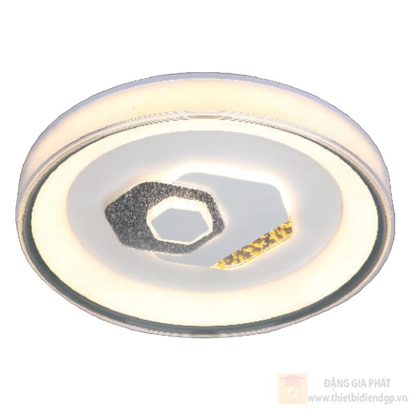 Đèn mâm ốp trần mica Verona Ø500*H100 - 3 chế độ