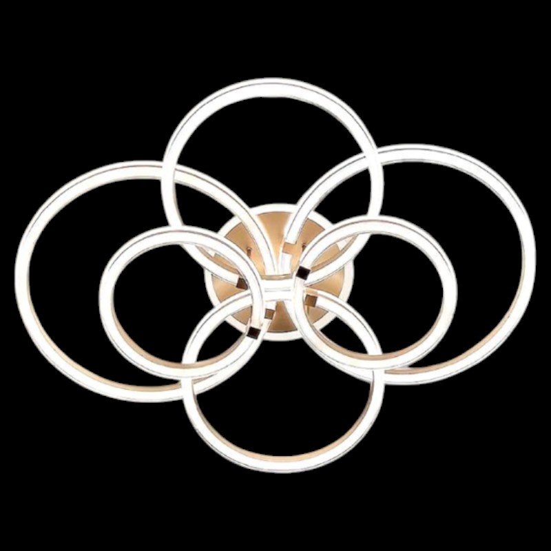 Đèn mâm led Veronia Ø1050 x 800 x H200, Có Remote, ánh sáng 3 chế độ