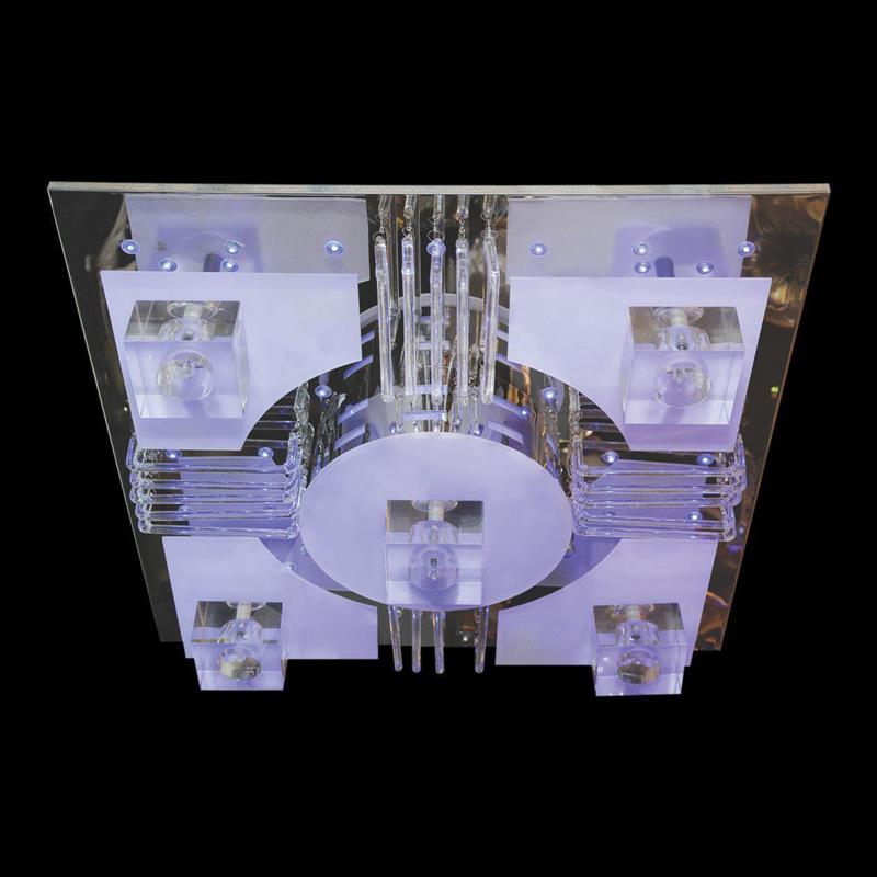 Đèn mâm Verona ốp trần vuông Led đổi màu Ø500 x H250