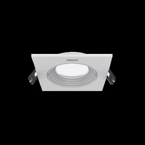 Mặt viền Spotlight KC1 vuông màu trắng