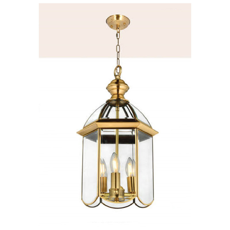 Đèn thả đồng trang trí Andora CĐ-D0642/3 Ø280 x H475 + 500 E14 x 3
