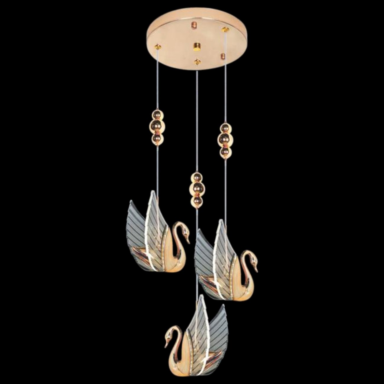 Đèn thả trang trí Ø400*H1000 - ánh sáng vàng