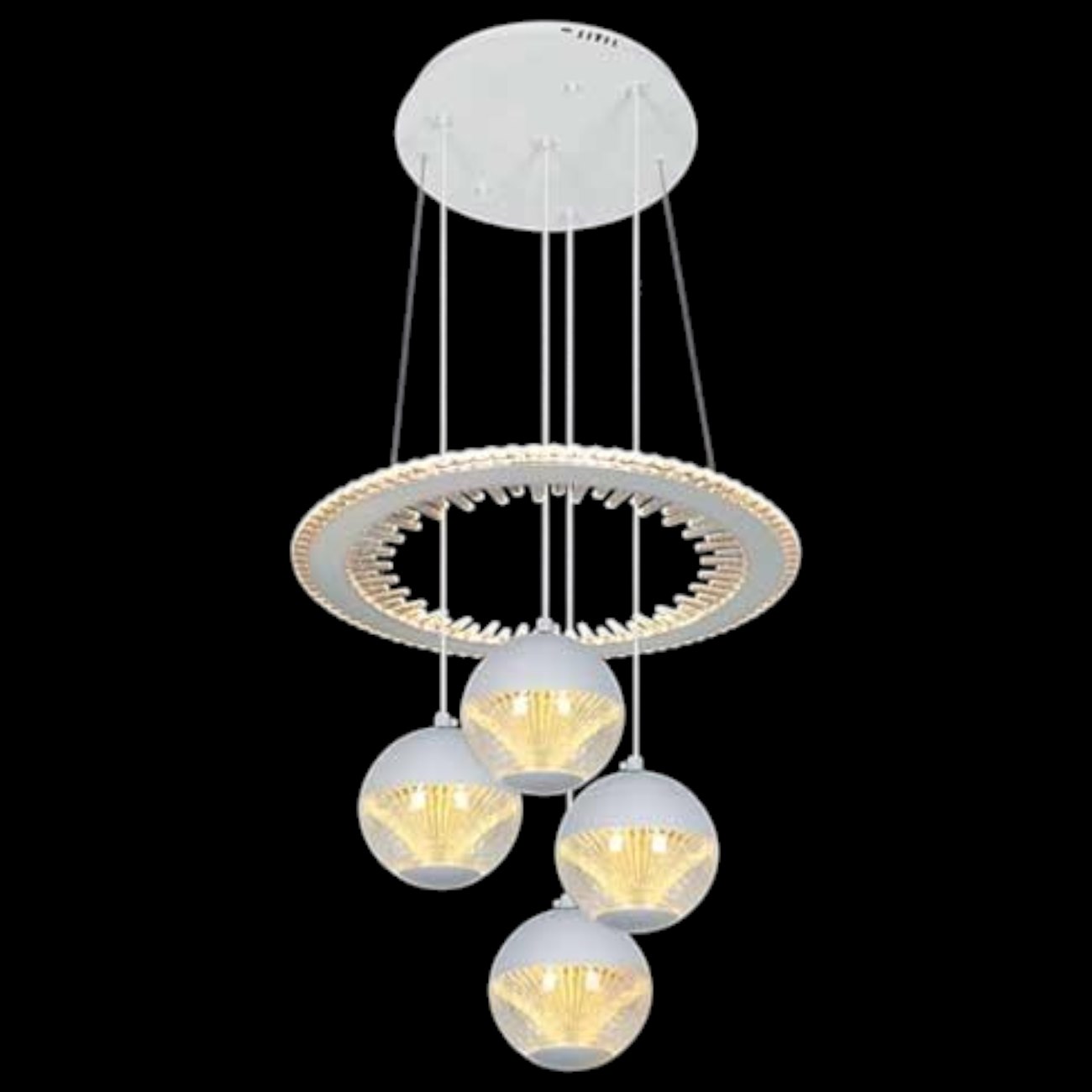 Đèn treo led Ø400 x H800, 3 màu ánh sáng