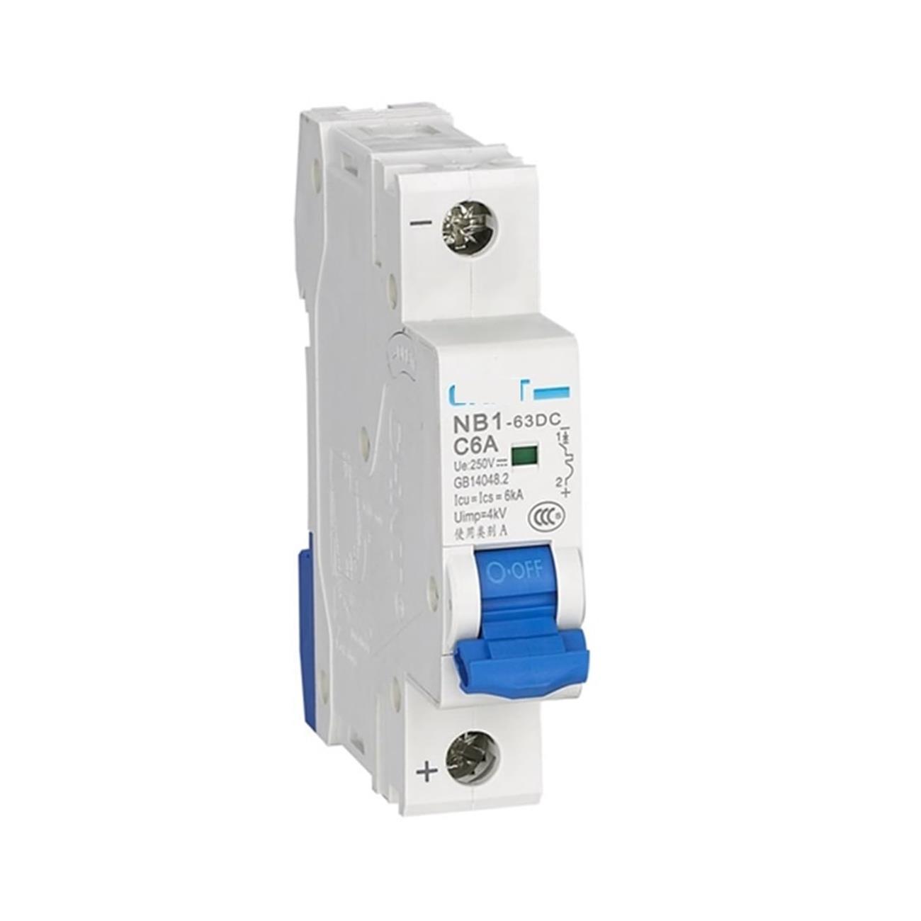 Cầu dao tự động CHINT MCB 1P NB1-63DC DC250V 6kA