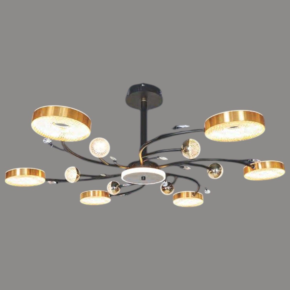 Đèn chùm trang trí phong cách trang trọng Ø1000*H300 - LED 3 CĐ