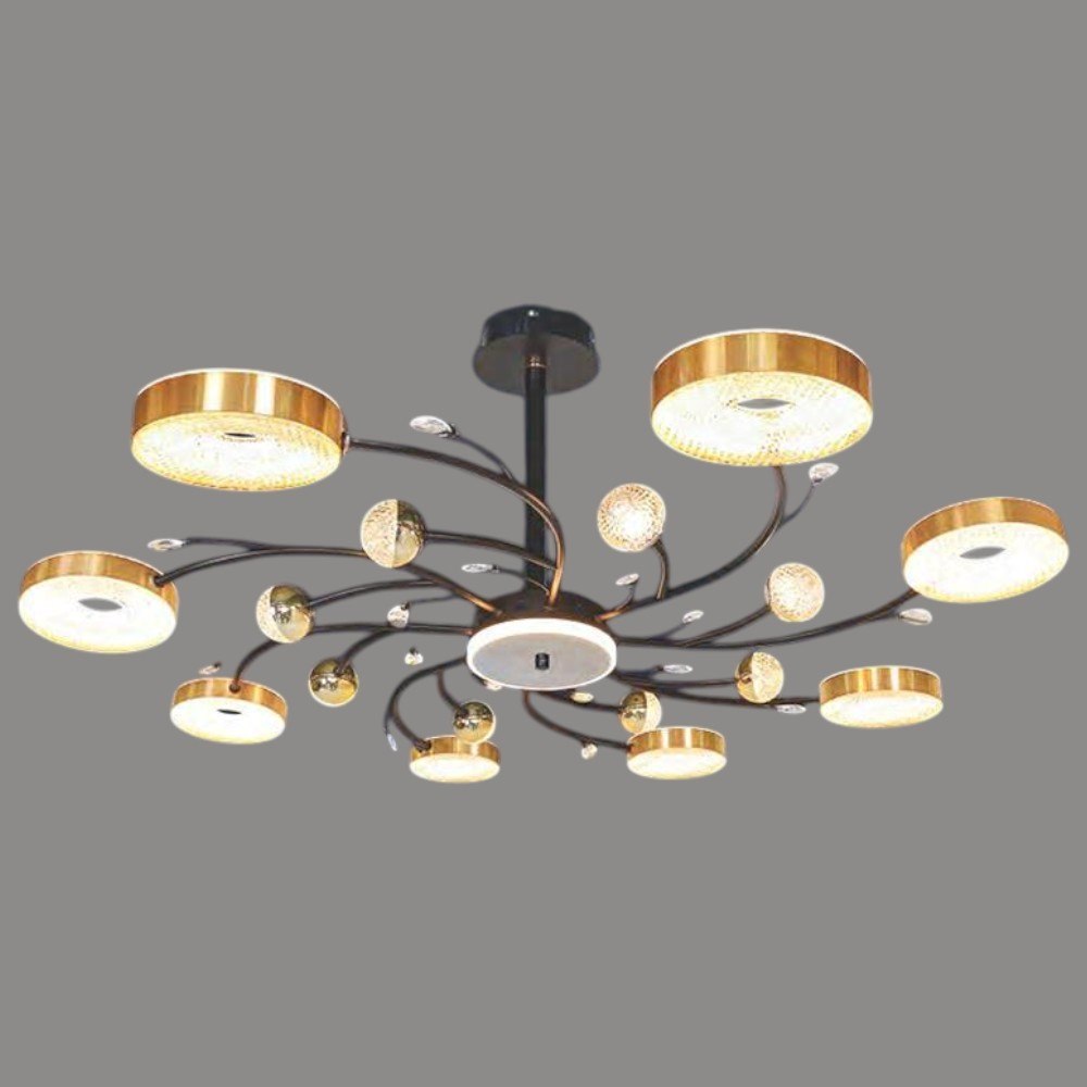Đèn chùm trang trí phong cách trang trọng Ø1000*H300 - LED 3 CĐ