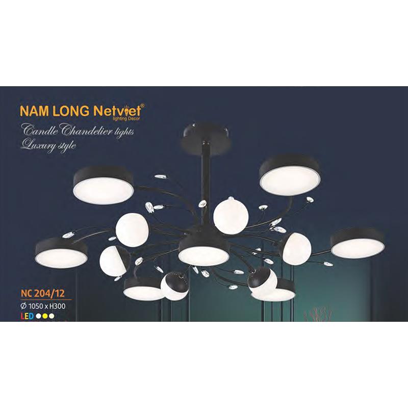 Đèn chùm trang trí phong cách trang trọng Ø1050*H300 - LED 3 CĐ