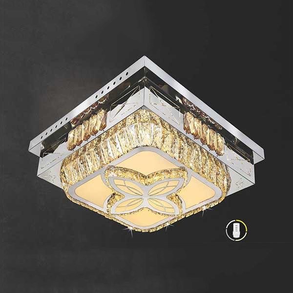 Đèn ốp trần Led vuông kiểu sang trọng Ø500*H160, Ánh sáng trắng, vàng, trung tính