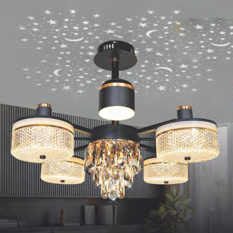 Đèn chùm trang trí phong cách trang trọng Ø650*H450 - LED 3 CĐ