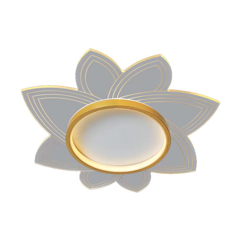 Đèn mâm ốp trần mica Ø500*H100, Led 3 màu ánh sáng