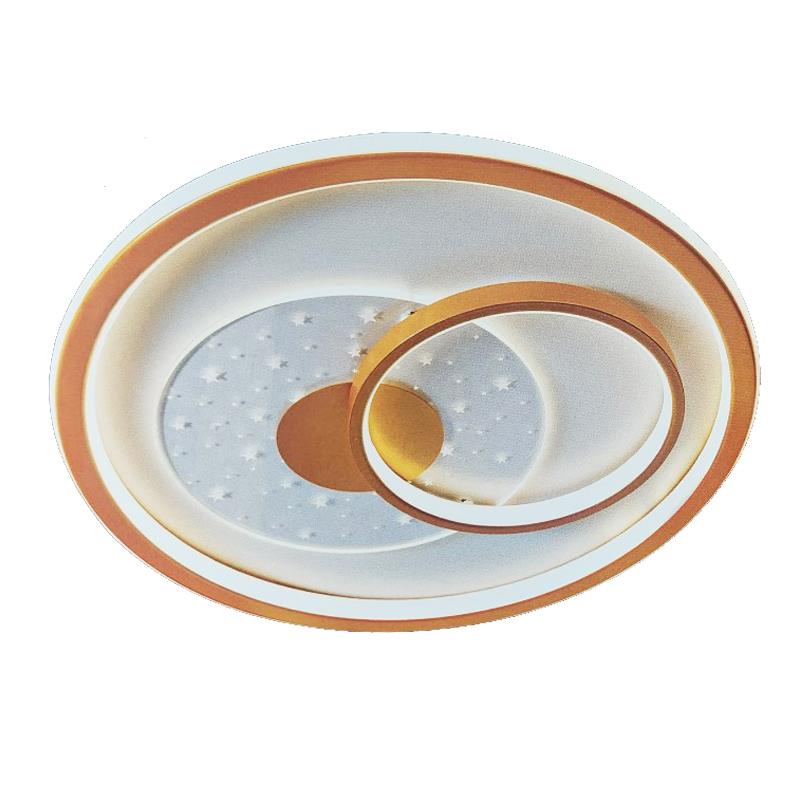 Đèn mâm ốp trần tròn Ø500*H100, Led 3 màu ánh sáng