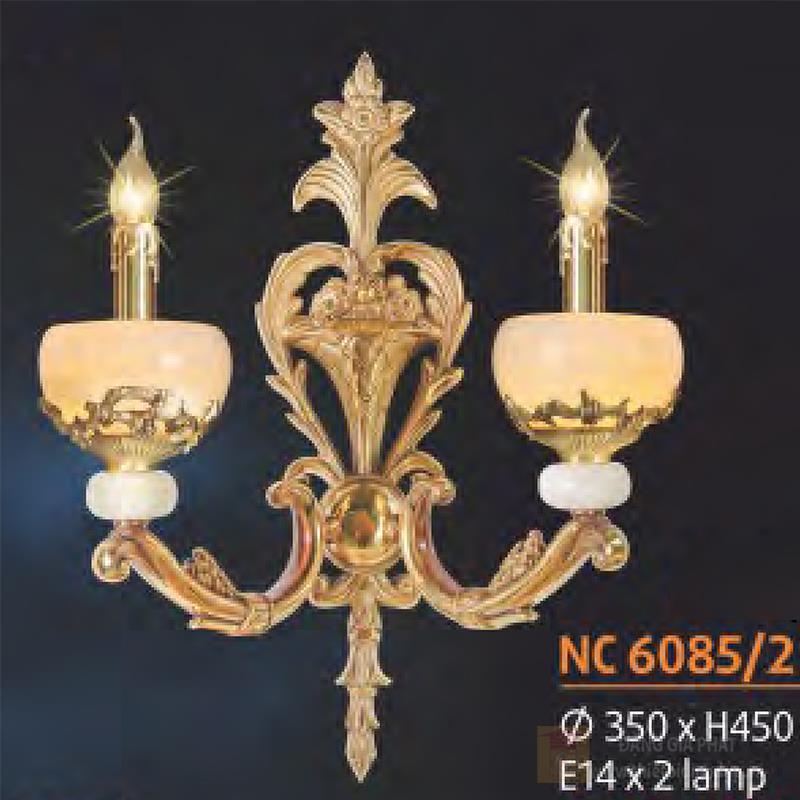Đèn tường nến đồng phong cách cổ điển Ø350*H450 - E14*2 Lamp