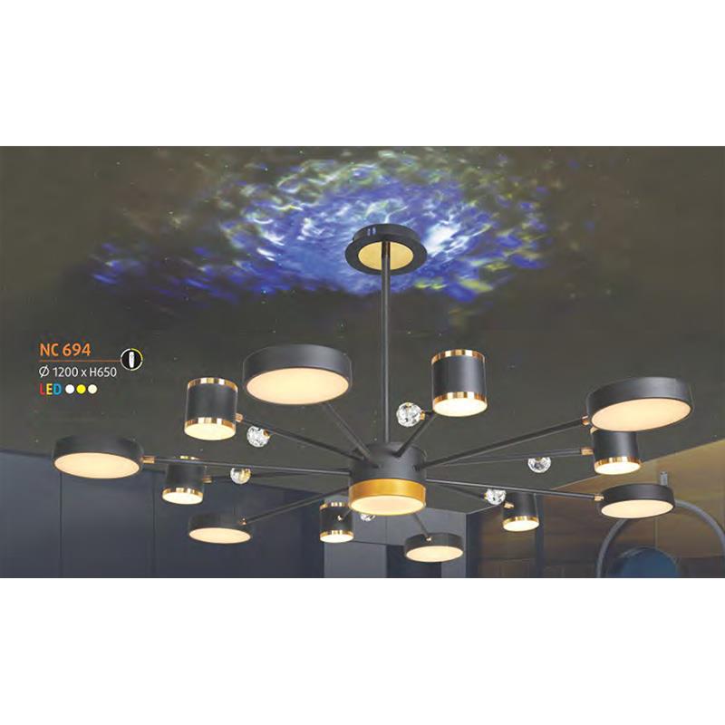 Đèn chùm trang trí phong cách trang trọng Ø1200*H650 - LED 3 CĐ
