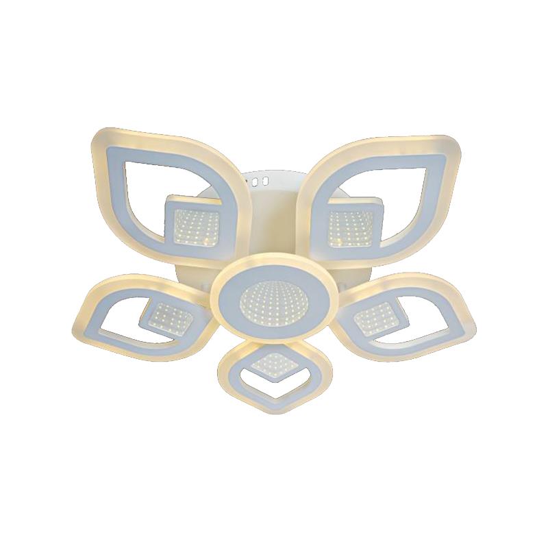 Đèn mâm ốp trần mica Ø520*H100, Led 3 màu ánh sáng