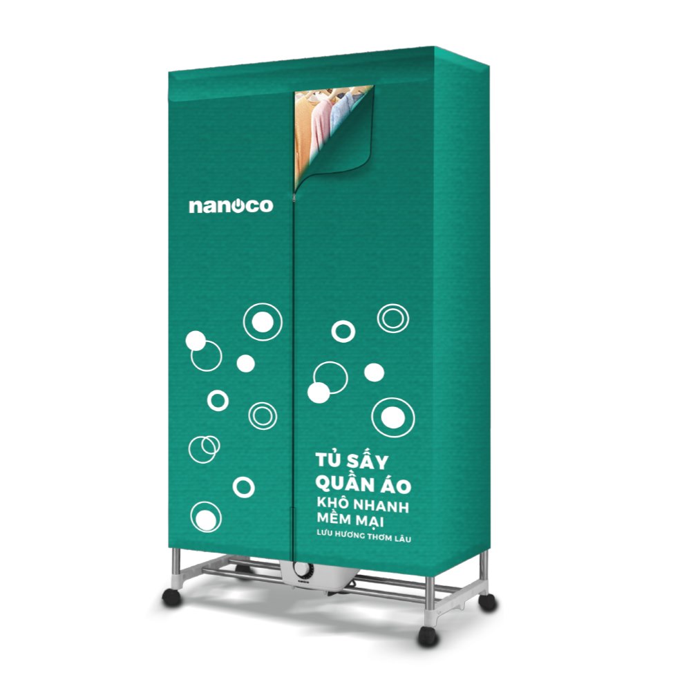 Tủ sấy quần áo Nanoco NCD1502 1500W
