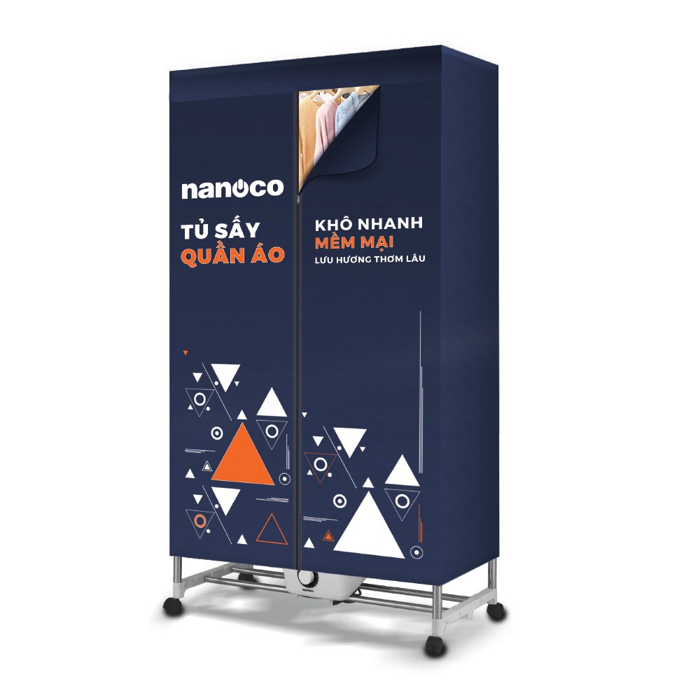 Tủ sấy quần áo Nanoco NCD2207 2200W
