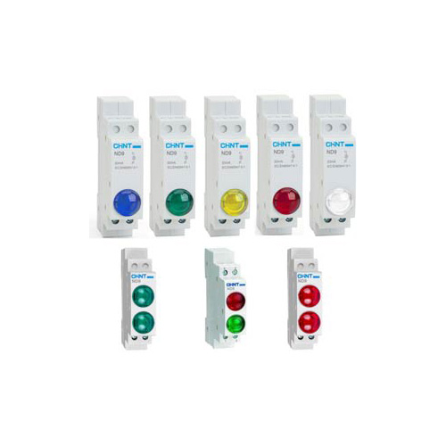 Đèn báo pha CHINT gắn thanh ray ND9-1 230V