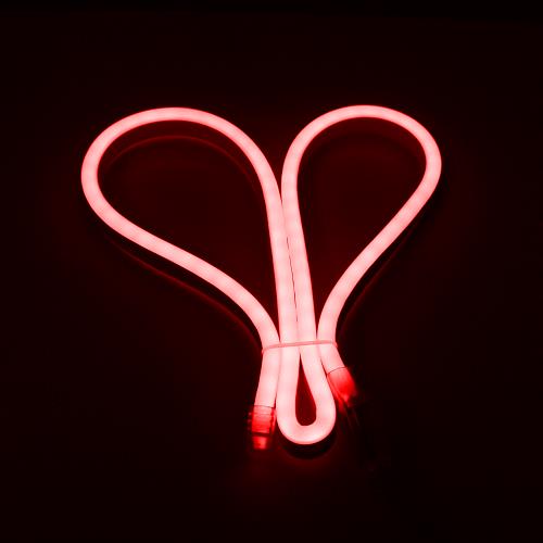 Led dây kiểu Neon bẻ góc 2 chiều ánh sáng Đỏ