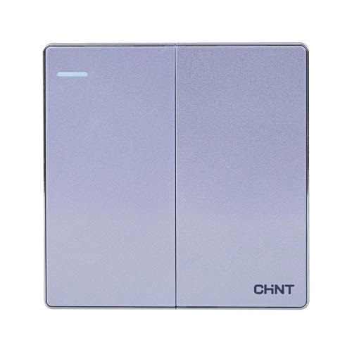 Công tắc đôi 1 chiều CHINT NEW2-S00308 16AX 250V