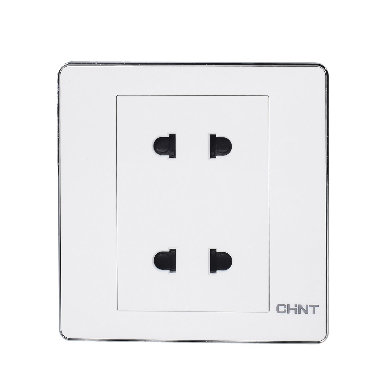 Ổ cắm đôi 2 chấu CHINT NEW6-D10400 10A 250V