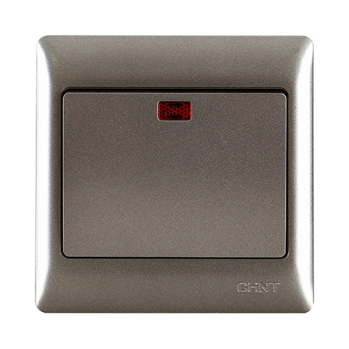 Bộ công tắc đơn 2 cực 1 chiều CHINT NEW7-G00150/PS 20A 250V có đèn báo