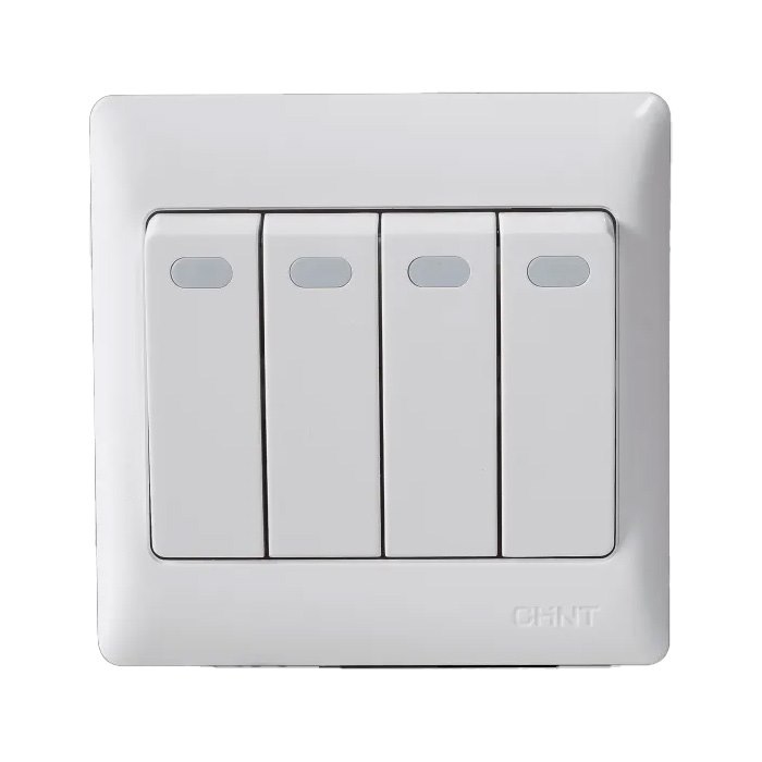 Bộ công tắc bốn 2 chiều CHINT NEW7-G00800A 10AX 250V