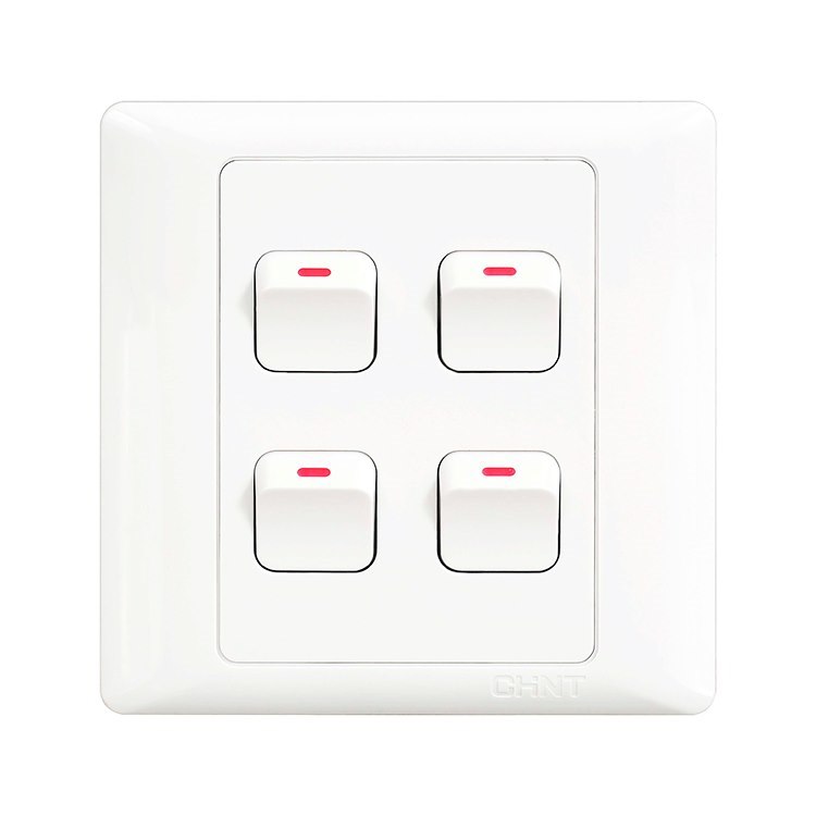 Công tắc bốn 1 chiều CHINT NEW7-G013 10A 250V