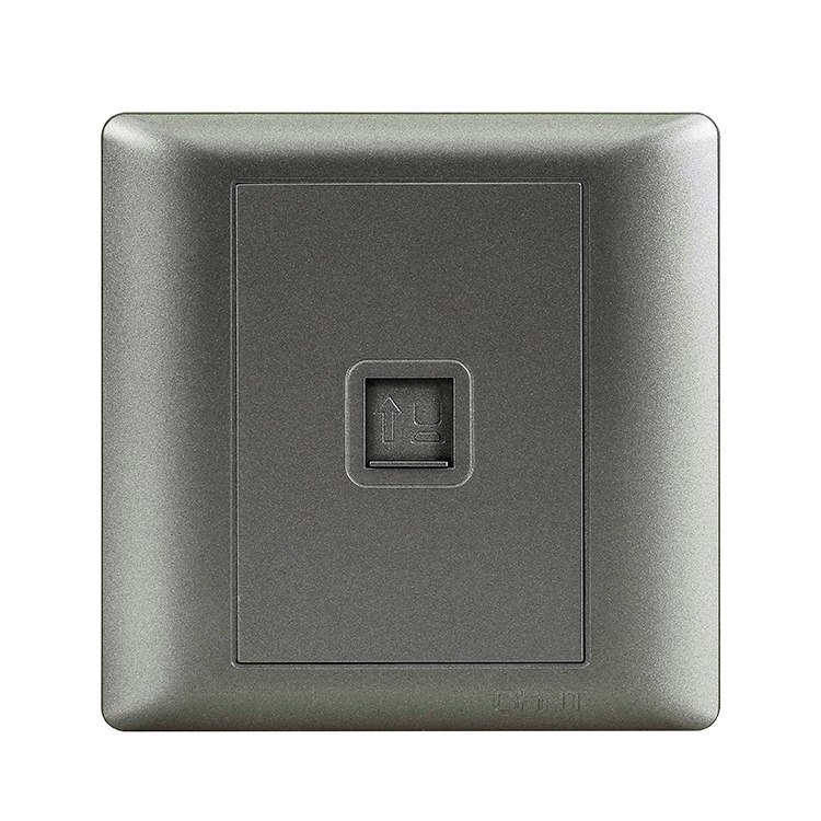 Ổ cắm mạng Cat 5e đơn 8 lõi CHINT NEW7-G20401A