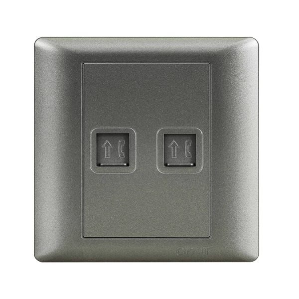 Ổ cắm đơn thoại đôi 4 lõi CHINT NEW7-G20801A