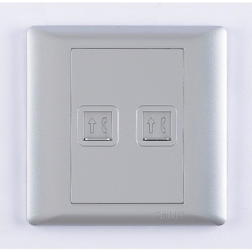 Ổ cắm đơn thoại đôi 4 lõi CHINT NEW7-G20808A