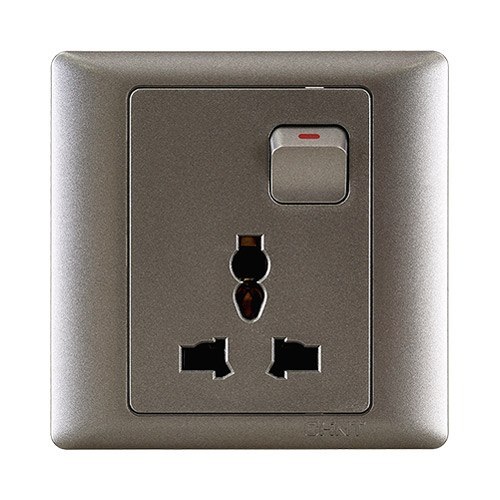Ổ cắm đa năng có công tắc CHINT NEW7-G442/PS 10A 250V