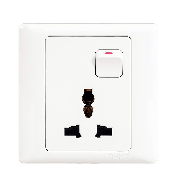 Ổ cắm đa năng có công tắc CHINT NEW7-G442 10A 250V