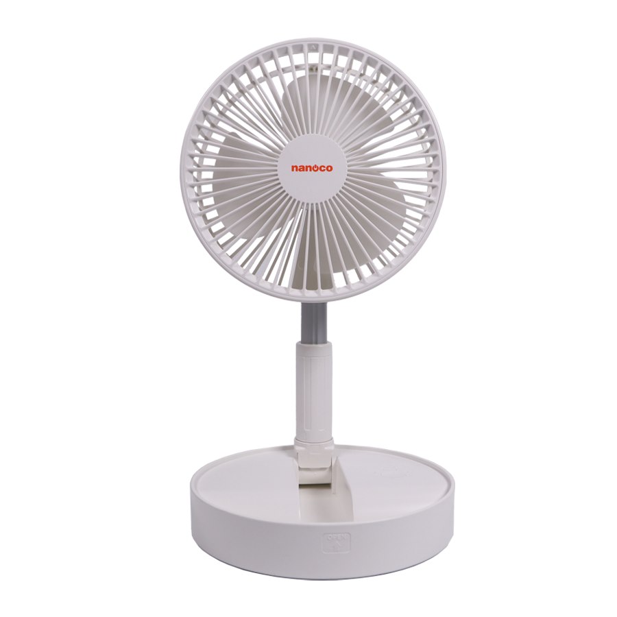 Quạt sạc gấp gọn Nanoco NFF1617W/P