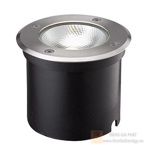 Đèn sân vườn âm đất led 7W quang thông 597 lm, Phi 125