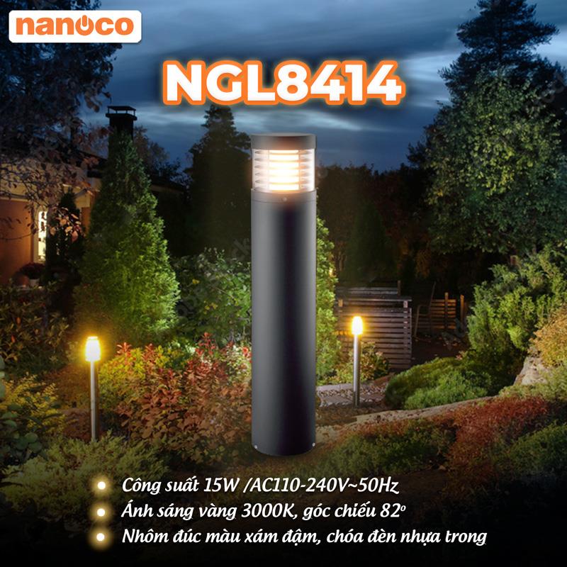 Đèn Sân Vườn LED Nanoco NGL8414 15W