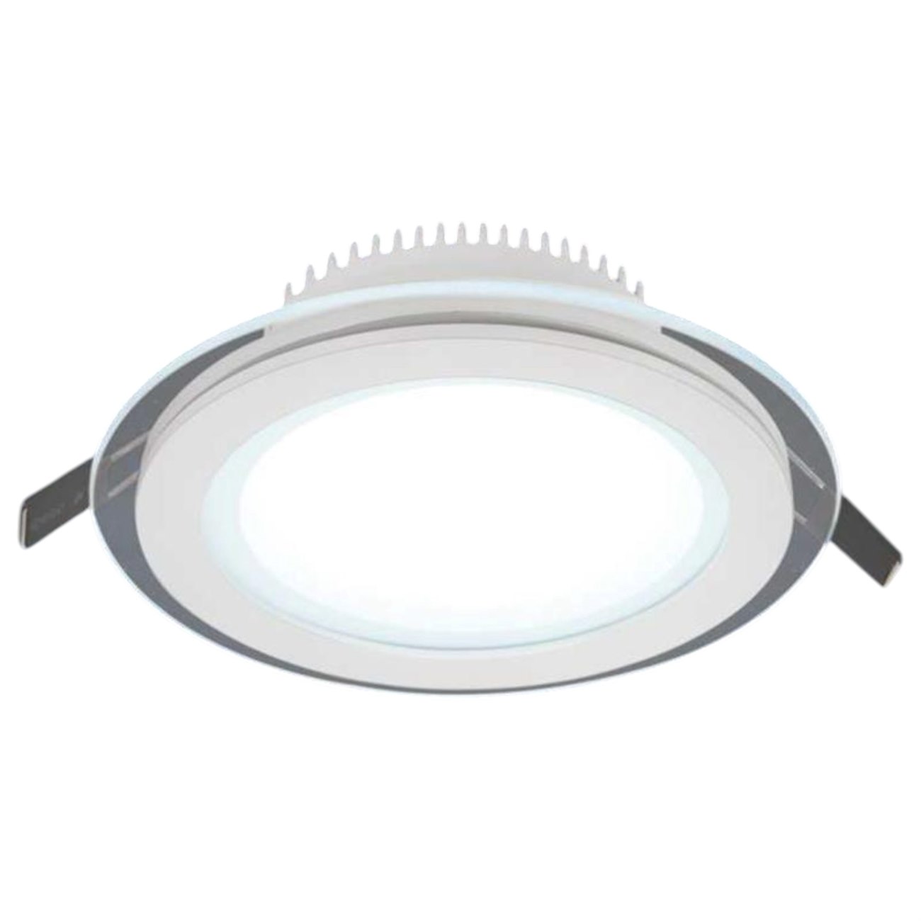 Đèn Downlight âm trần Led Tròn 18W, Ø210*H30, khoét lỗ Ø160, ánh sáng trắng và vàng