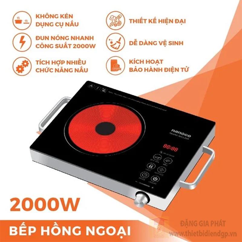Bếp hồng ngoại Nanoco NICL350