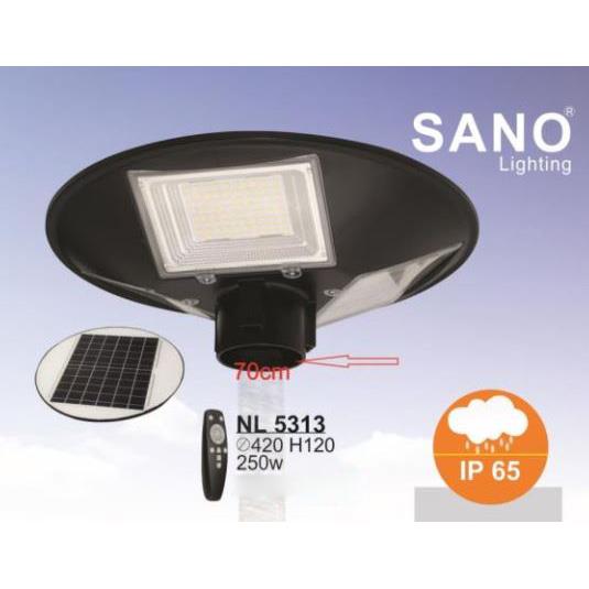 Đèn trụ năng lượng Sano 250W - Ø420*H120, có remote