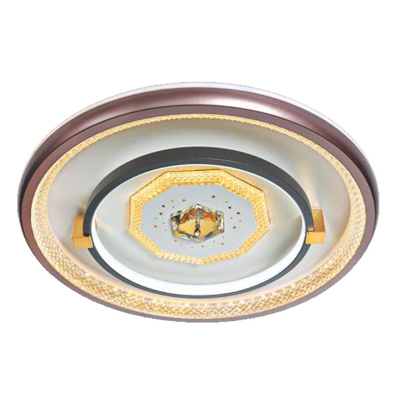 Đèn mâm ốp trần tròn Ø480*H70, Led 3 màu ánh sáng