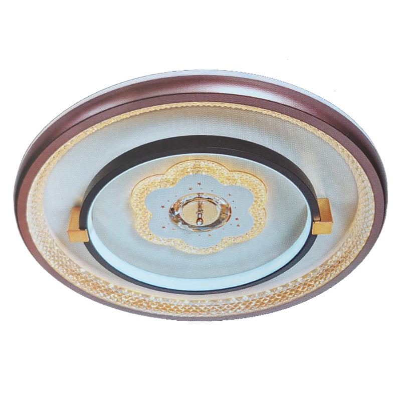 Đèn mâm ốp trần tròn Ø480*H70, Led 3 màu ánh sáng