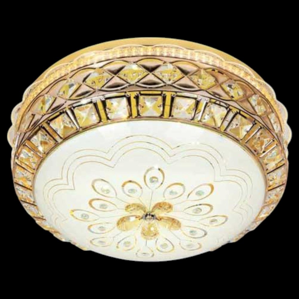 Đèn mâm tròn mica led 30W, Ø500 x H200, 3 màu ánh sáng