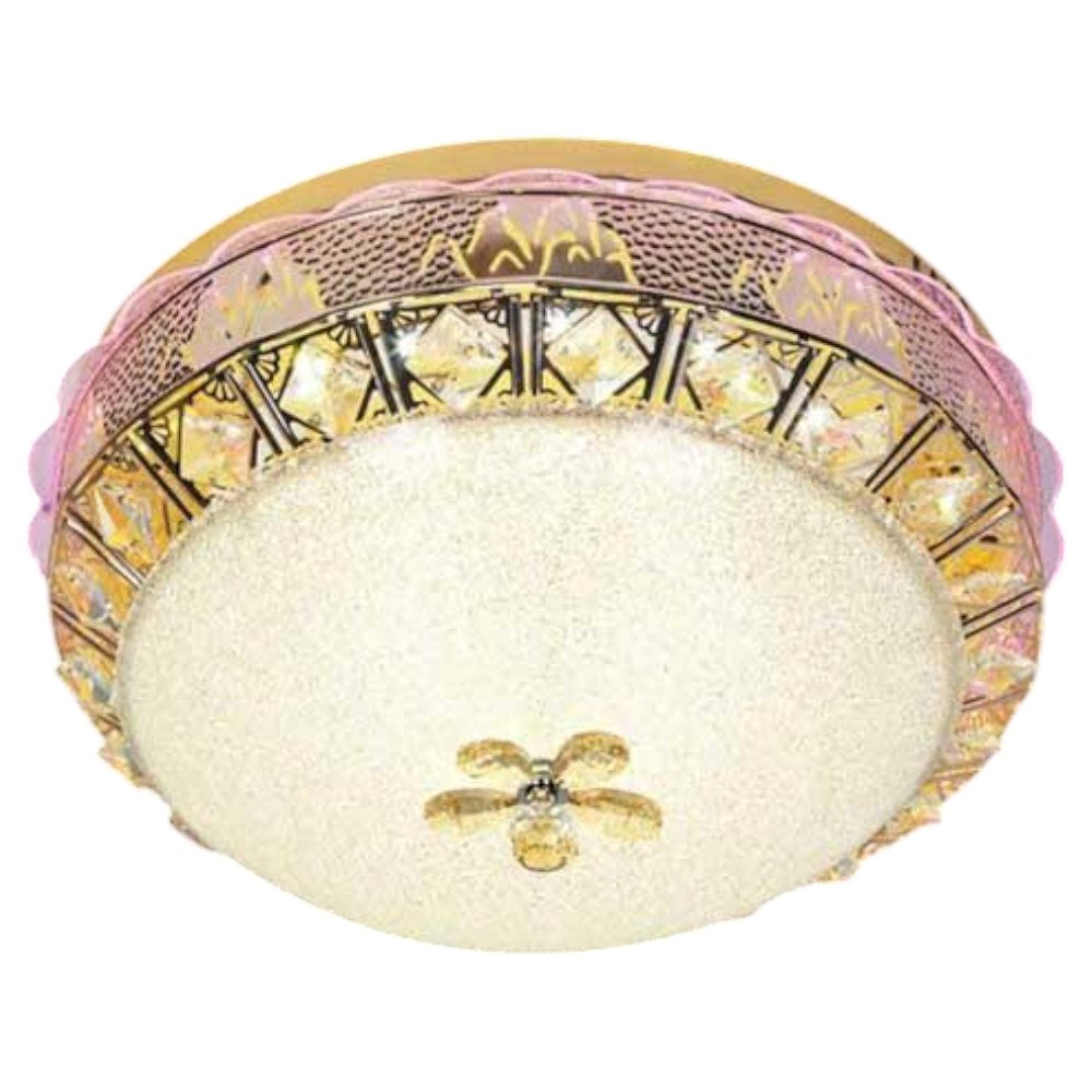 Đèn mâm tròn mica led 30W, Ø500 x H200, 3 màu ánh sáng