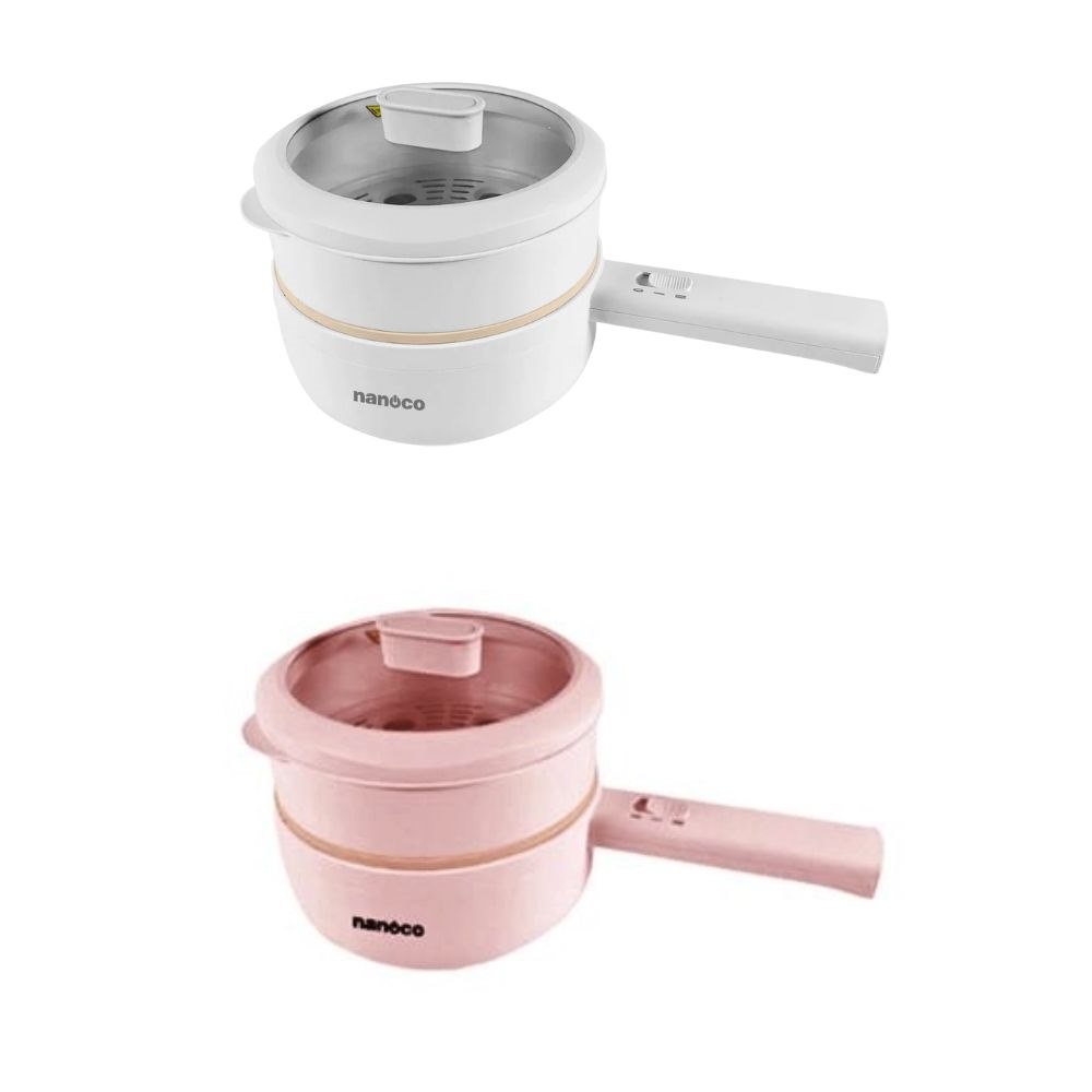 Nồi lẩu có xửng hấp cán dài Nanoco NMP160