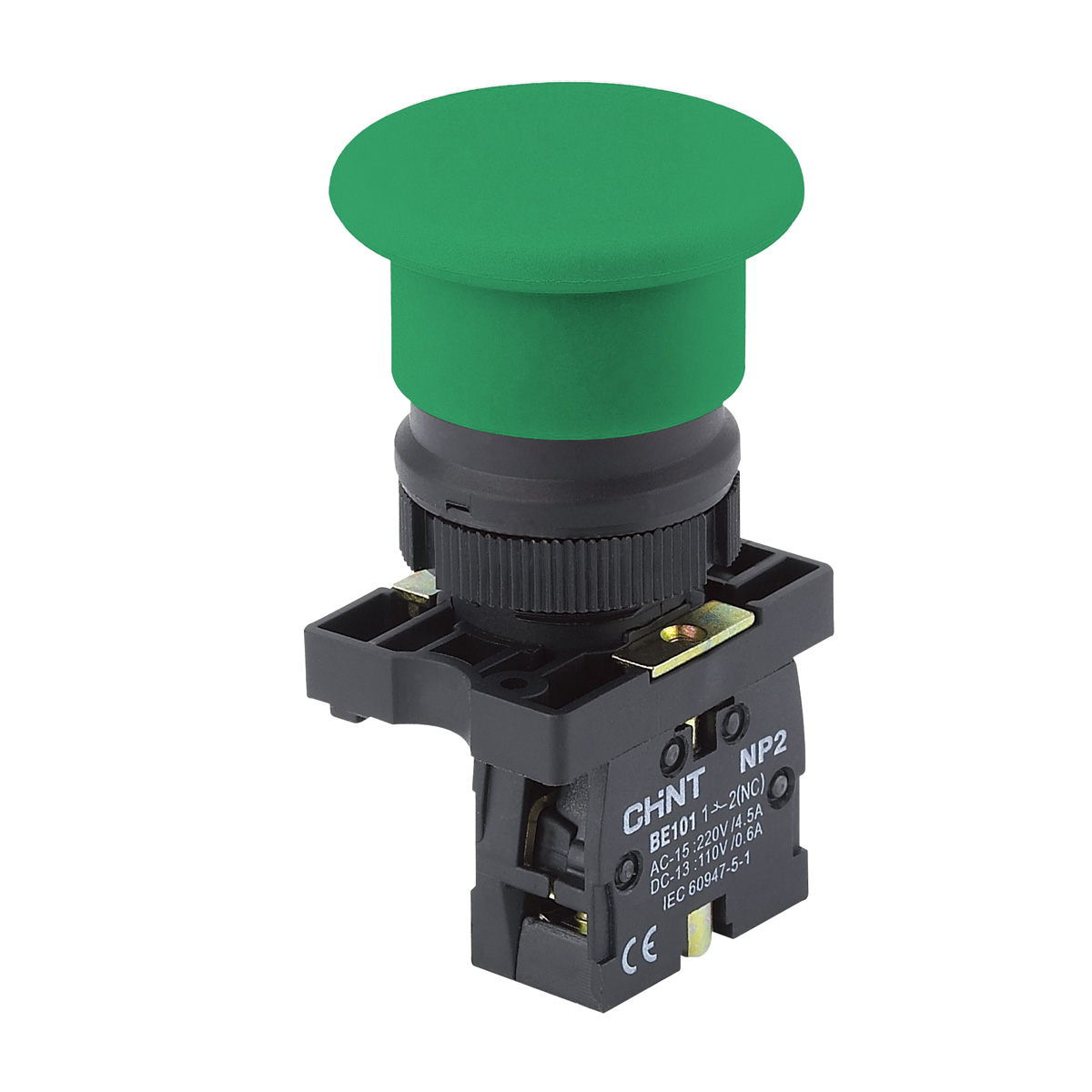 Nút nhấn khôg đèn CHINT NP2-EC 1 tiếp điểm
