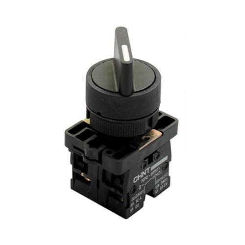 Công tắc xoay NP2-EJ Ø22mm, 2 vị trí tự giữ cần dài